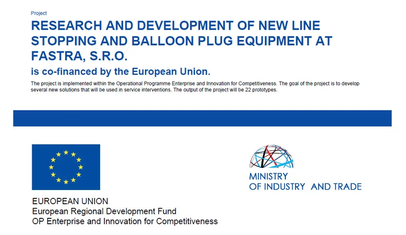 Research and Development of new Line Stopping and Balloon Plug Equipment
