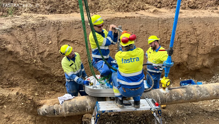 A new dimension to high-pressure line stopping at FASTRA
