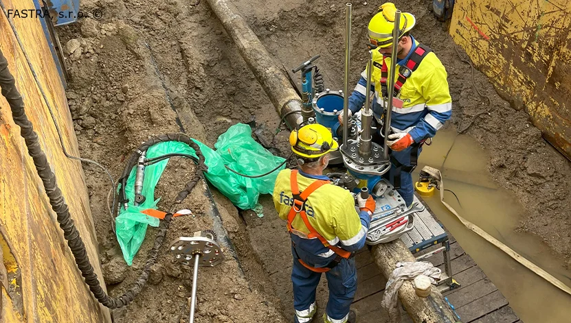 Stacking of fire water in Temelín Nuclear Power Plant